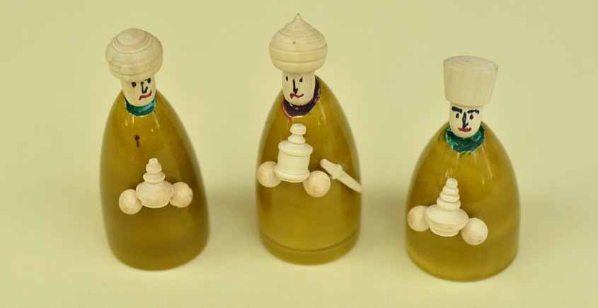 Etikoppaka ⛄ Toy ⛄ 31 { set of 3 }